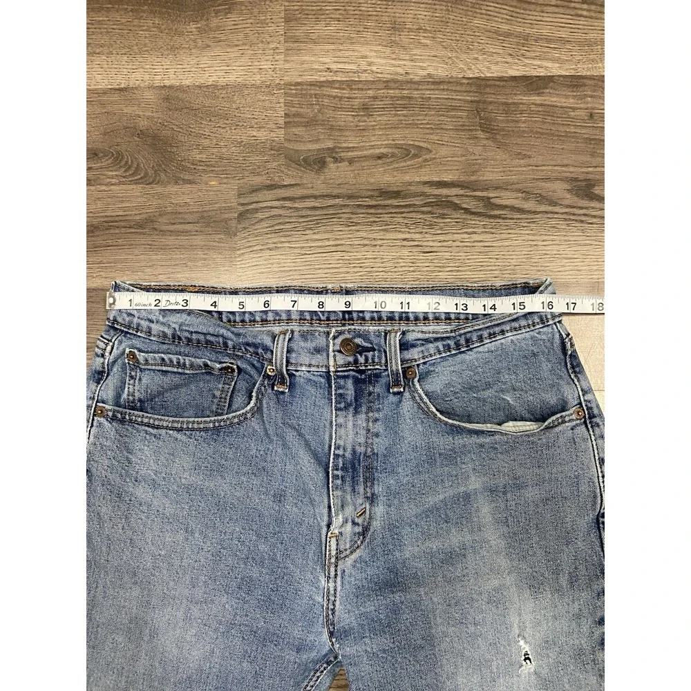 Levi's 505 Jeans Size 34 x 32 Blue‎ Light Wash  Denim Straight Fit
